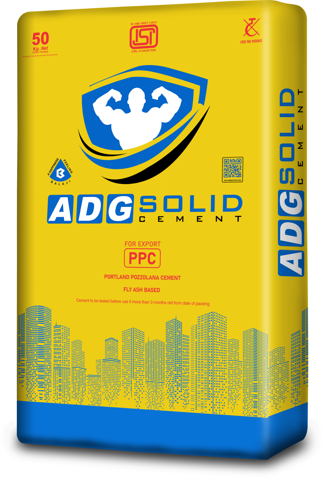 ADG Solid Cement PPC 50Kg